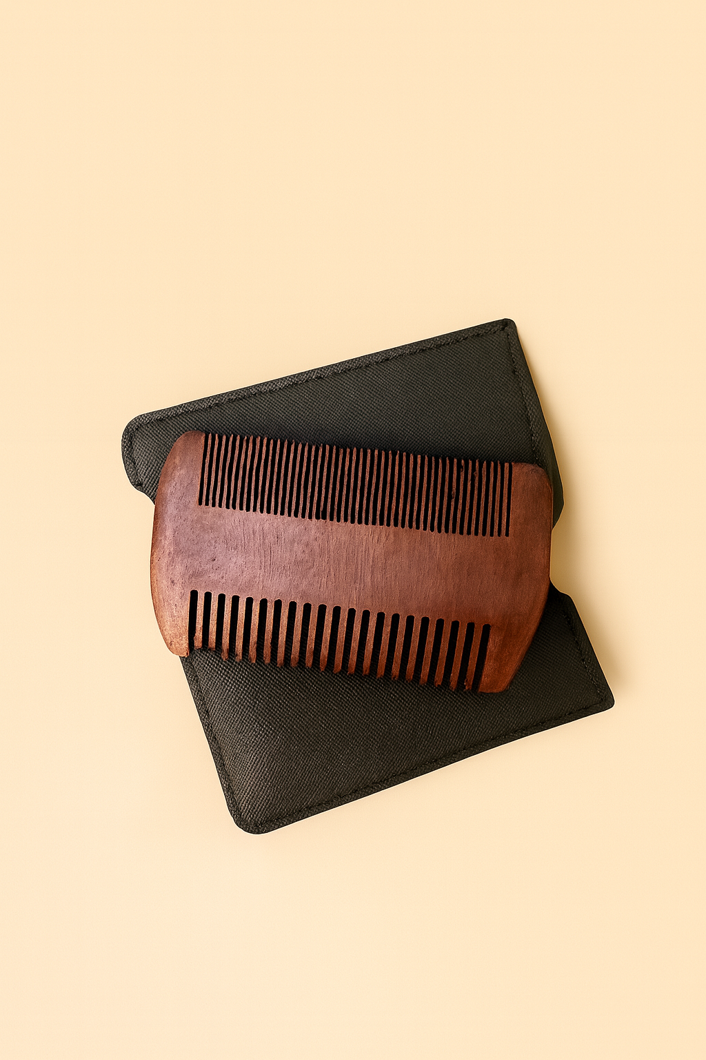 Double Sided Wood Beard Comb