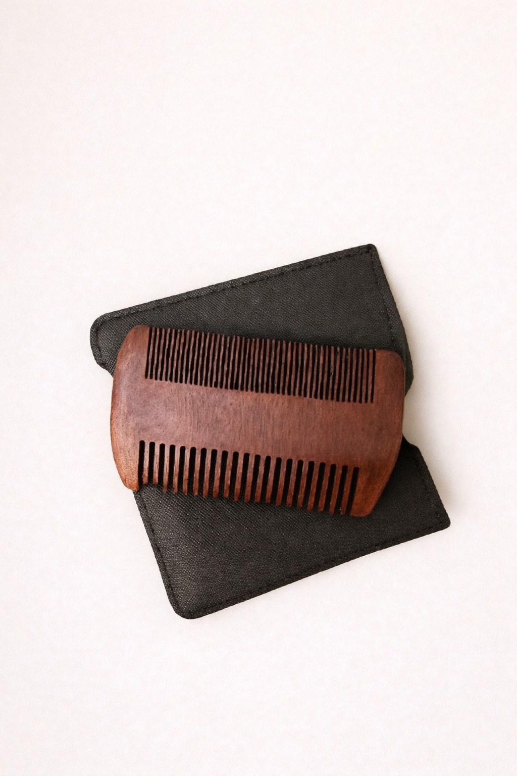 Double Sided Wood Beard Comb