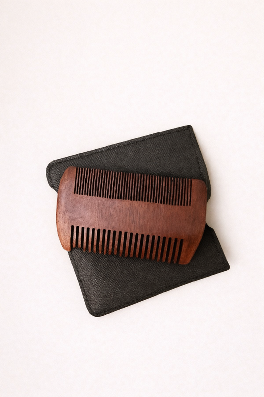 Double Sided Wood Beard Comb